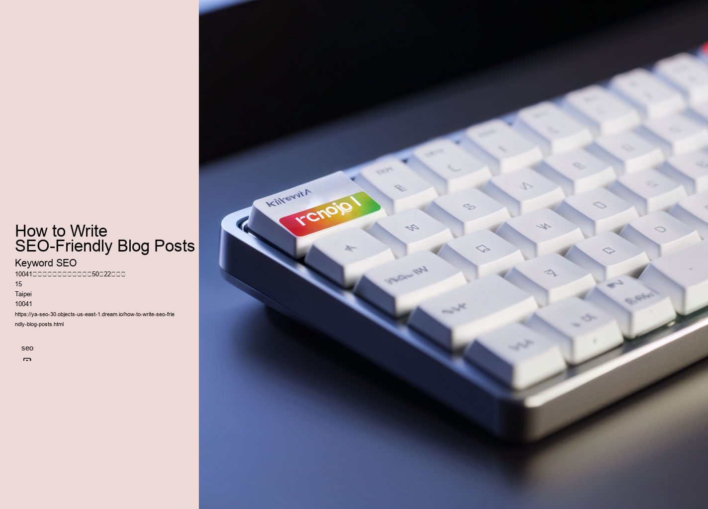 How to Write SEO-Friendly Blog Posts